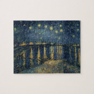 Puzzle Vincent van Gogh Nuit étoilée sur le Rhône
