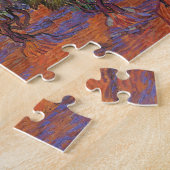 Puzzle Vincent van Gogh - Olive Grove, Orange Sky (Côté)