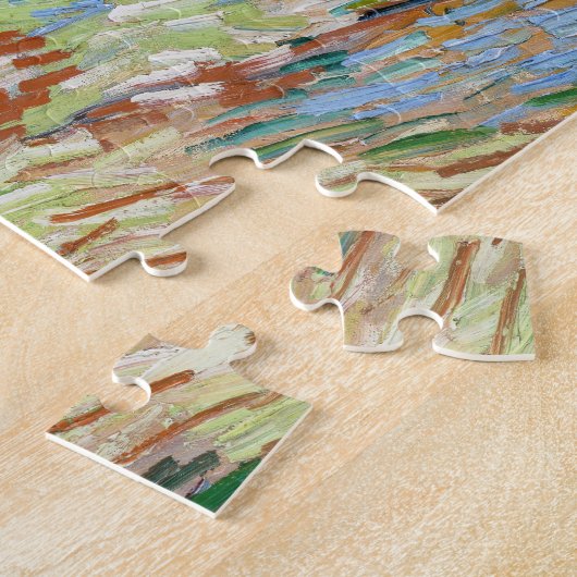 Puzzle Vincent van Gogh - Olive Trees: Bright blue sky (Côté)