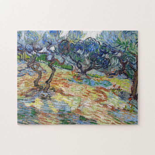 Puzzle Vincent van Gogh - Olive Trees: Bright blue sky (Horizontal)