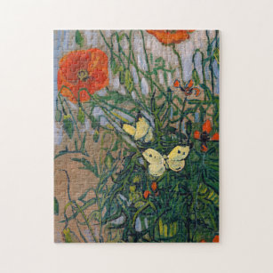 Puzzle Vincent van Gogh - Papillons et papillons