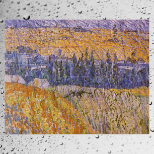 Puzzle Vincent van Gogh - Paysage à Auvers dans la pluie