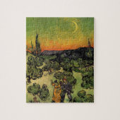 Puzzle Vincent Van Gogh Paysage de Moonlit (Vertical)