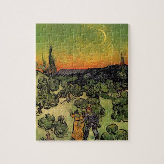 Puzzle Vincent Van Gogh Paysage de Moonlit (Vertical)