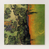 Puzzle Vincent Van Gogh Paysage de Moonlit (Horizontal)