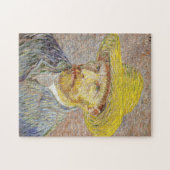 Puzzle Vincent van Gogh - Self-portrait with Straw Hat (Horizontal)