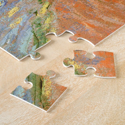 Puzzle Vincent Van Gogh Self Portrait with Straw Hat Art (Côté)