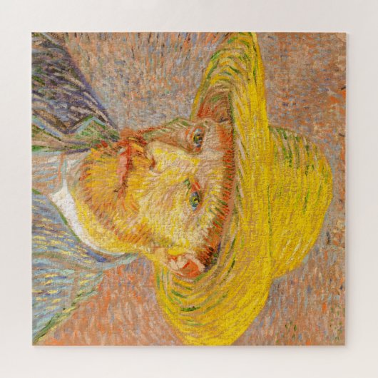 Puzzle Vincent Van Gogh Self Portrait with Straw Hat Art (Horizontal)