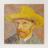Puzzle Vincent Van Gogh Self Portrait with Straw Hat Art (Vertical)
