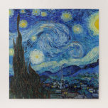 Puzzle Vincent Van Gogh Starry Nuit Vintage Art<br><div class="desc">Vincent Van Gogh Starry Nuit Art Vintage Jigsaw Puzzle Puzzle.</div>