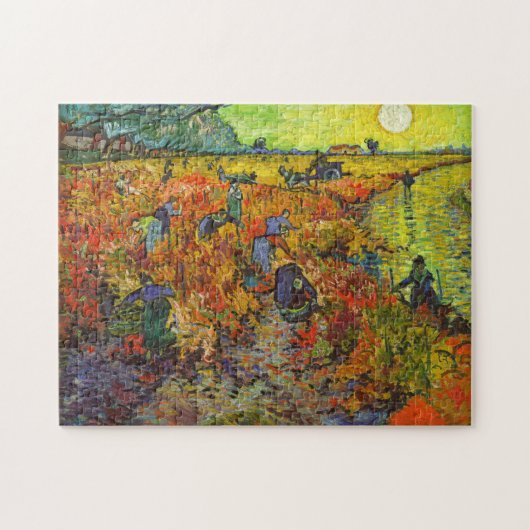 Puzzle Vincent van Gogh - The Red Vineyard (Horizontal)
