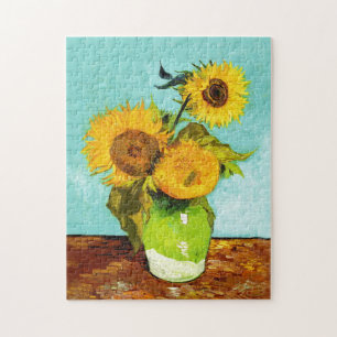 Puzzle Vincent Van Gogh Trois Tournesols Dans Un Vase