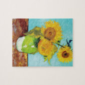 Puzzle Vincent Van Gogh Trois tournesols dans un vase (Horizontal)
