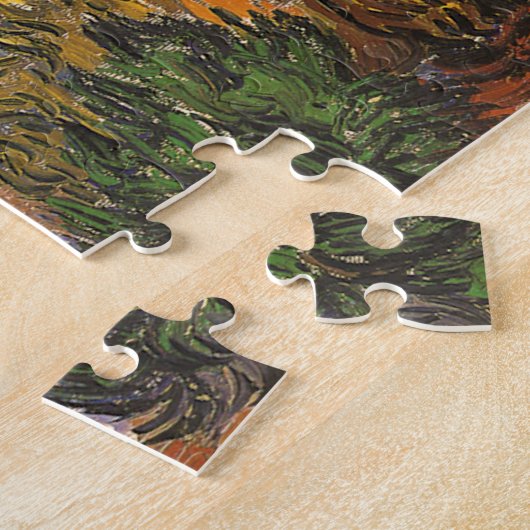 Puzzle Vincent van Gogh - Vallée avec Plowman (Côté)