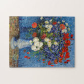 Puzzle Vincent van Gogh - Vase avec des Bleuets & Coqueli (Horizontal)