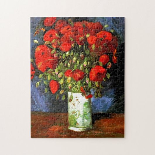 Puzzle Vincent Van Gogh Vase Avec Des Poppies Rouges Art (Vertical)