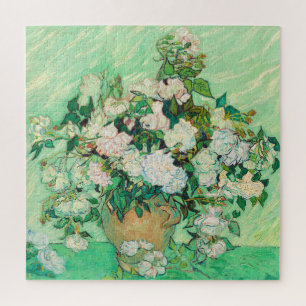 Puzzle Vincent Van Gogh Vase avec des roses roses roses