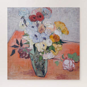 Puzzle Vincent van Gogh - Vase avec Roses et anémones