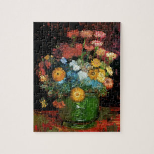Puzzle Vincent Van Gogh - Vase Avec Zinnias Art