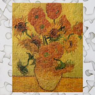 Puzzle Vincent van Gogh Vase de vie morte avec 15 tournes
