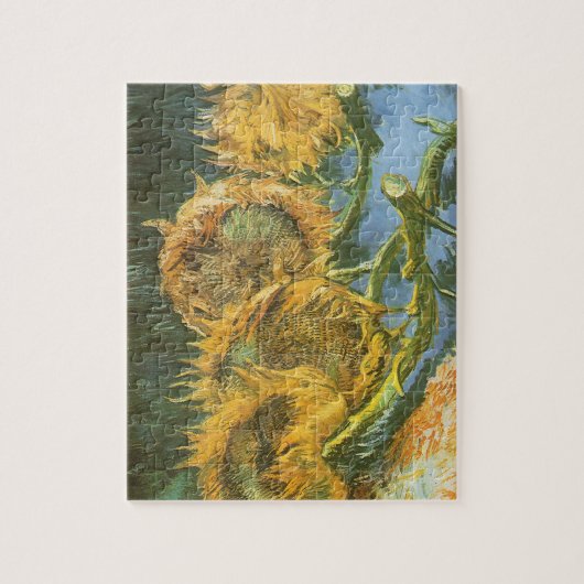 Puzzle Vincent van Gogh - Vie morte : Quatre tournesols c (Vertical)