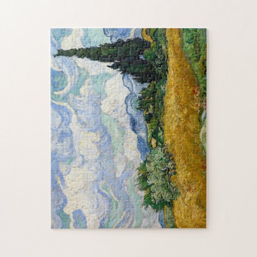 Puzzle Vincent Van Gogh Wheat Field With Cypresses (Vertical)