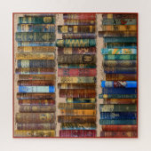 PUZZLE VINT. LIVRE SPINES COLLAGE THÈME (Vertical)