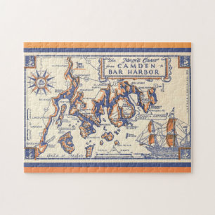 Puzzle Vintage 11x14 Côte du Maine