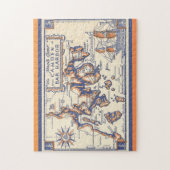 Puzzle Vintage 11x14 Côte du Maine (Vertical)