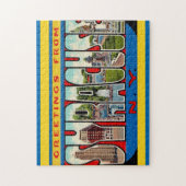 Puzzle Vintage 11x14 Syracuse NY (Vertical)