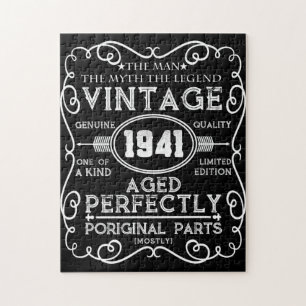 Puzzle Vintage 1941 Mythe de l'homme Légende 80e annivers