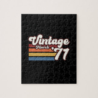 Puzzle Vintage 1971 50e anniversaire Mars