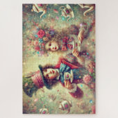 Puzzle Vintage Alice and Mad Hatter Tea Wonderland (Vertical)