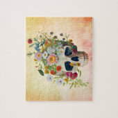 Puzzle Vintage anatomie crâne médical (Vertical)