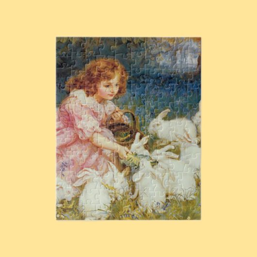 Puzzle Vintage Animaux Mignons de Pâques