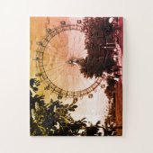 Puzzle Vintage Austria Vienna Rathaus town hall (Vertical)