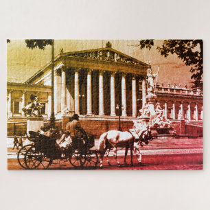 Puzzle Vintage Autriche parlement de Vienne