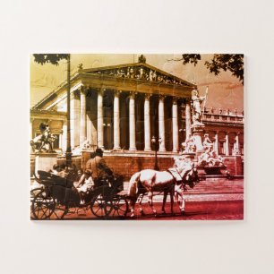 Puzzle Vintage Autriche parlement de Vienne
