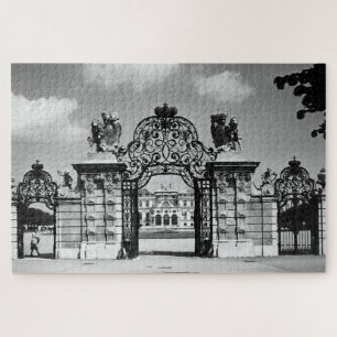 Puzzle Vintage Autriche Vienne Belvedere porte du château