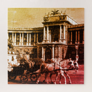 Puzzle Vintage Autriche Vienne Palais Hofburg
