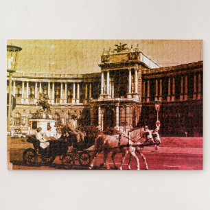 Puzzle Vintage Autriche Vienne Palais Hofburg