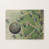 Puzzle Vintage Baseball Home Run - Oiseaux Vue oeil (Horizontal)