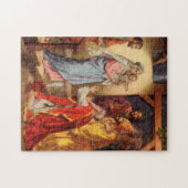 Puzzle Vintage bébé Jésus et les 3 rois (Horizontal)