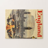 Puzzle Vintage Big Ben Londres Angleterre Vacances europé (Horizontal)