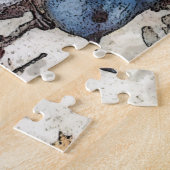 Puzzle Vintage bluebird illustration oiseaux mignons natu (Côté)