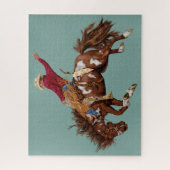 Puzzle Vintage bronco rider (Vertical)