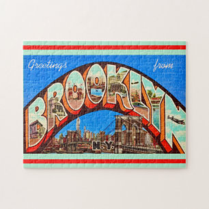 Puzzle Vintage Brooklyn NY 11x14