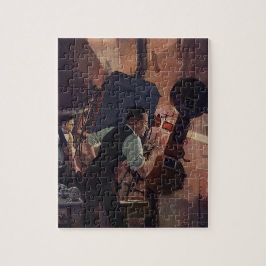 Puzzle Vintage Business, Projectionniste de cinéma (Vertical)