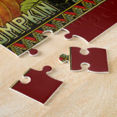 Puzzle Vintage Can Étiquette Art, Papillon Citrouille Vég (Côté)