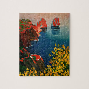 Puzzle Vintage Capri L'Isola del Sole Italie